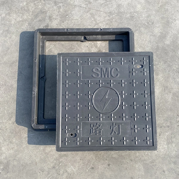 FRP Sewer Roadway Rain Water Composite Square Manhole Cover for India Market