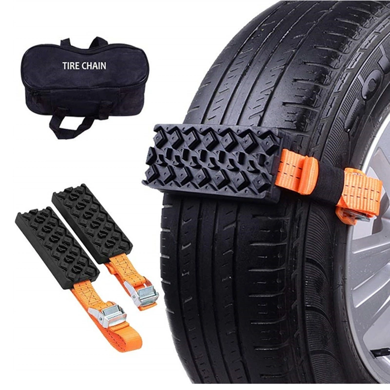 2pcs universal para coche de la correa de plástico de las cadenas para nieve Neumáticos ruedas de invierno Car-Styling Anti-Skid Autocross en el exterior de la seguridad vial de la herramienta de conducción de masa de nieve Esg13105