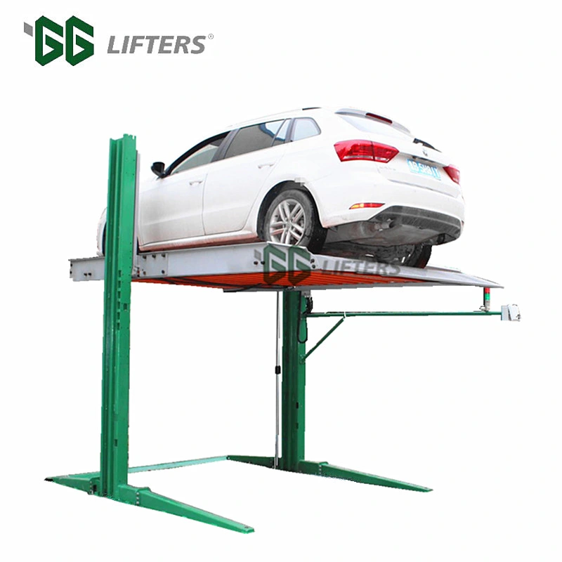 Two Post Parking Lift Double Floor Car Parking System