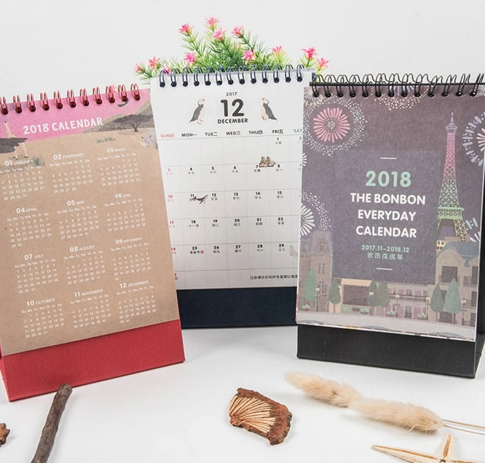 High quality/High cost performance  Customized Desk Calendar Printing Service