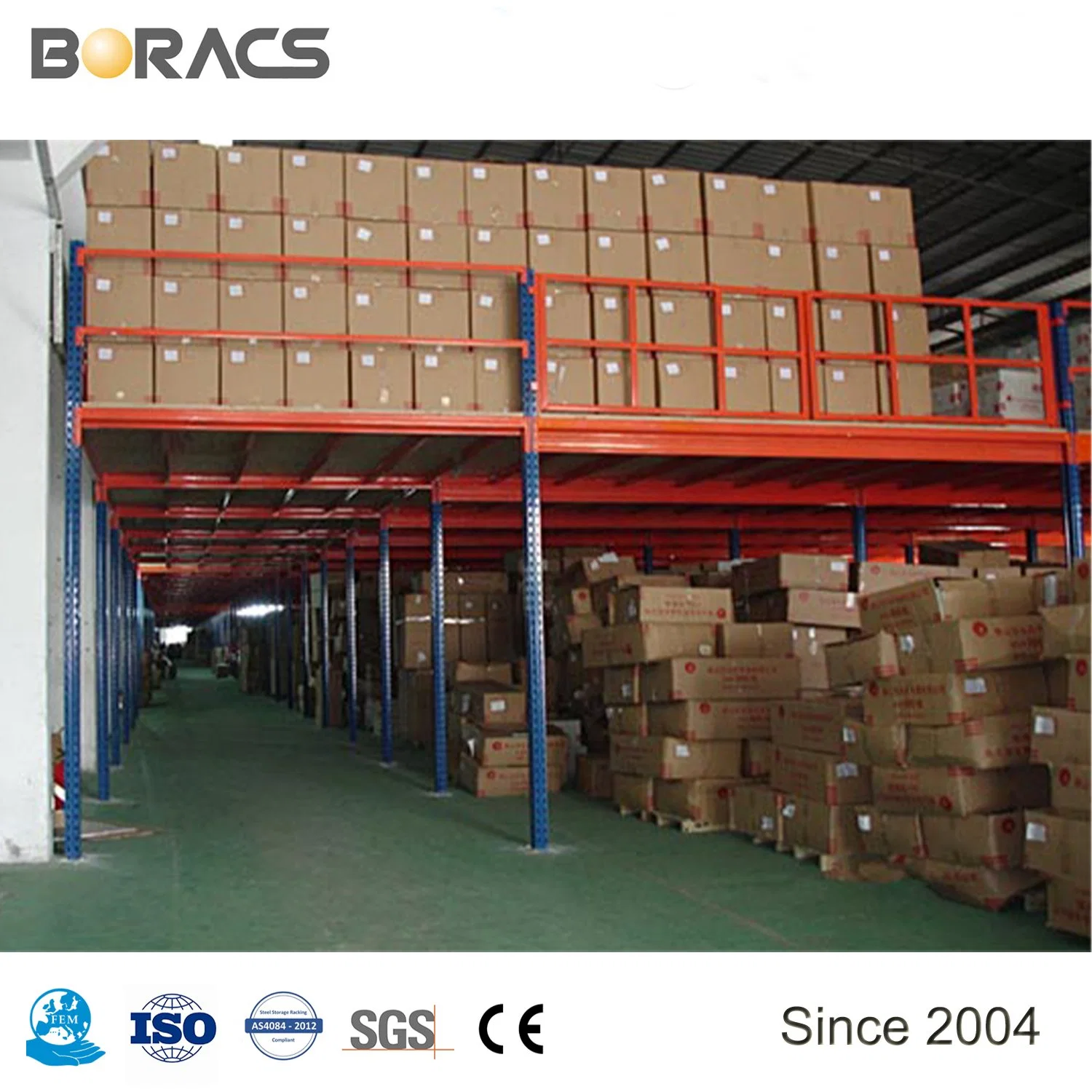 Heavy Duty Warehouse Storage Steel Flush Mezzanine with High quality/High cost performance  and Competitive Price From China