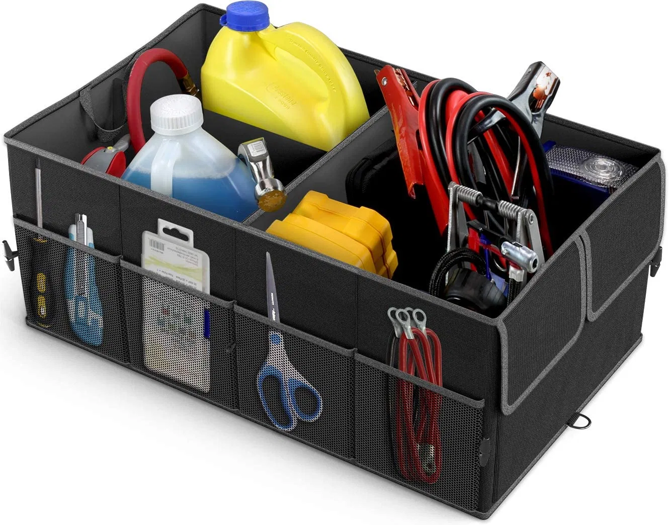 Heavy Duty Collapsible Storage Car Trunk Organizer