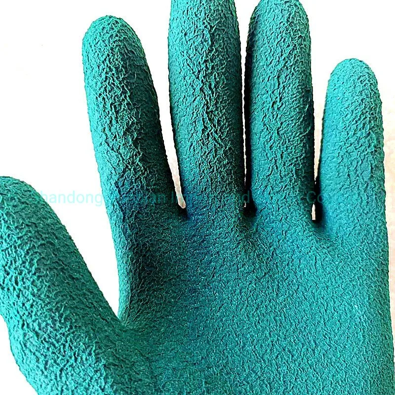 Foam King Latex Gloves PVC Adhesive Labor Protection Gloves