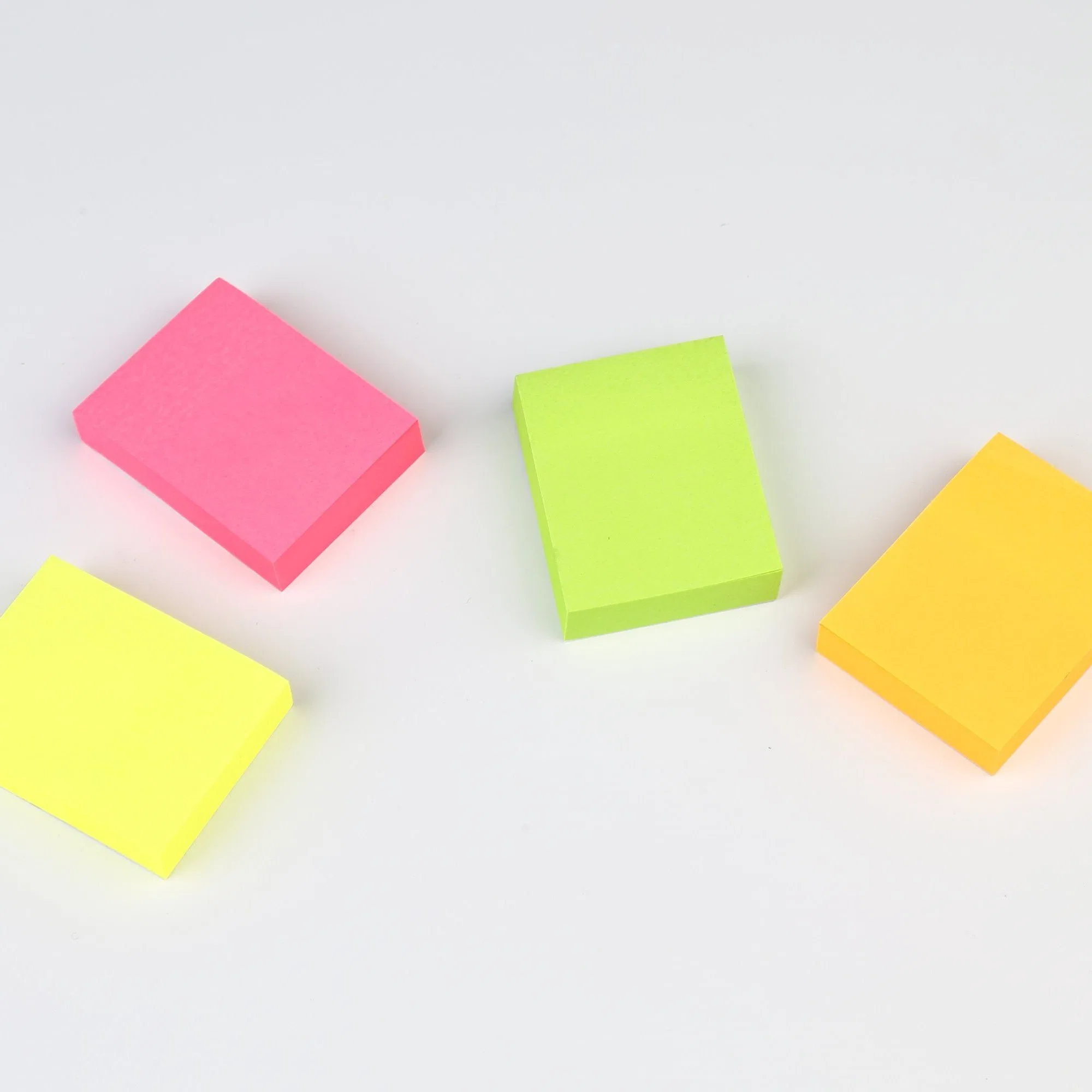 Self-Adhesive Rainbow Color Transparent Sticky Note Film Index Used for Bookmark Marking Sticky Notes