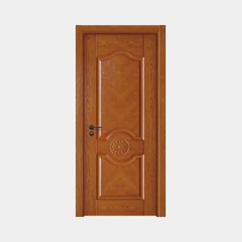 Porte moderne simple en bois MDF porte en mélamine en PVC porte 203