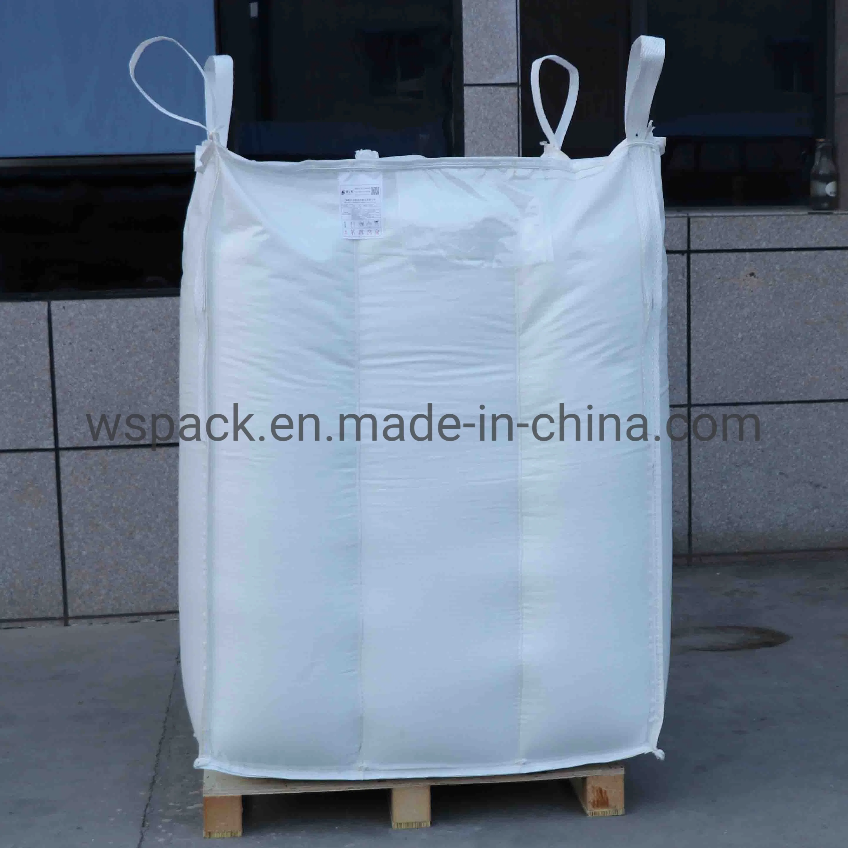 Recyclable Jumbo Bag Supplier Disposable Big Bag Factory Ton Bag Manufacturer 1 Ton Bag or Customed Size Four Loops Sand Bag