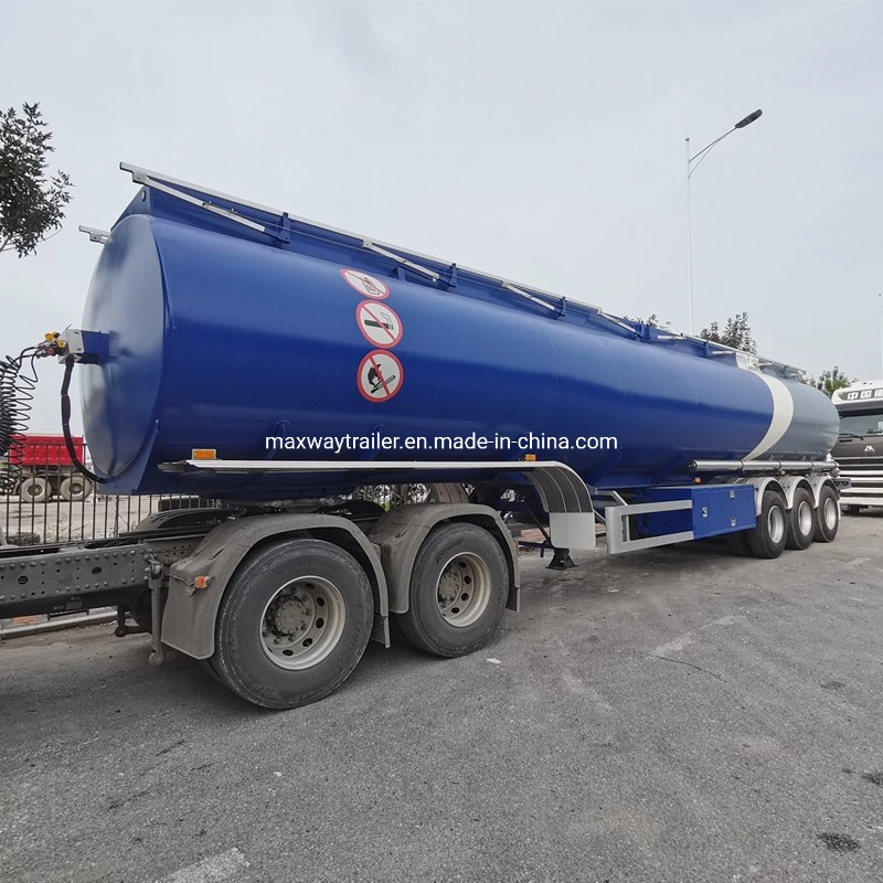 Maxway cisterna de 3 ejes 45m3 el depósito de combustible semi remolque