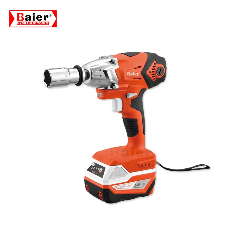 Rechargeable Electric Brushless Impact Cordless Wrench for Concrete and Steel