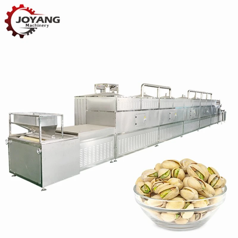 40kg / H Automatic Microwave Pistachios Nuts Curing Drying Machine