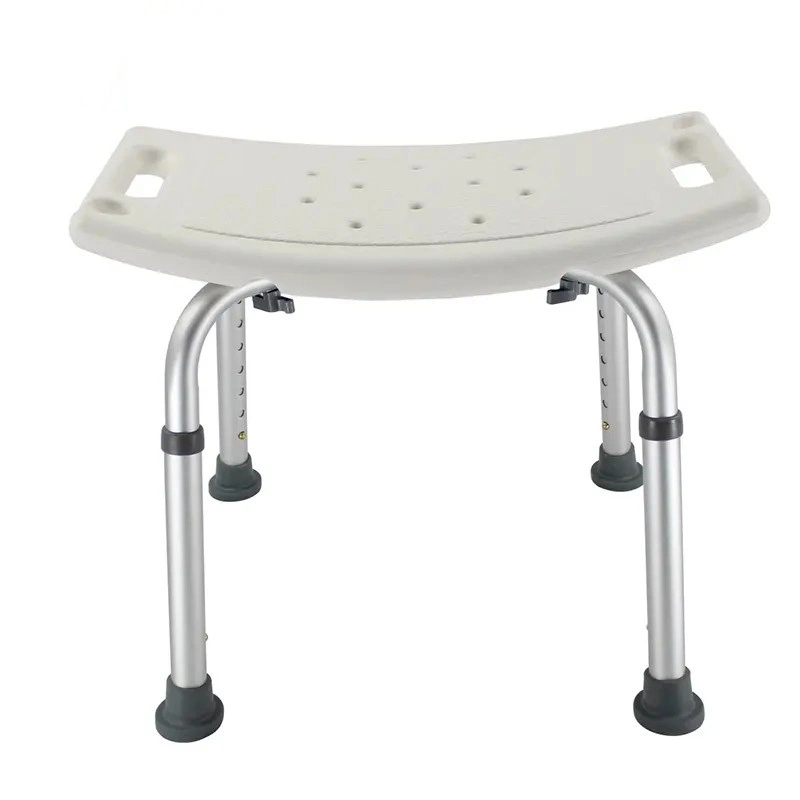 Silla de baño antideslizante Cuarto de baño y silla de ducha Sillas plegables altura de taburete Aseo ajustable asiento para ancianos