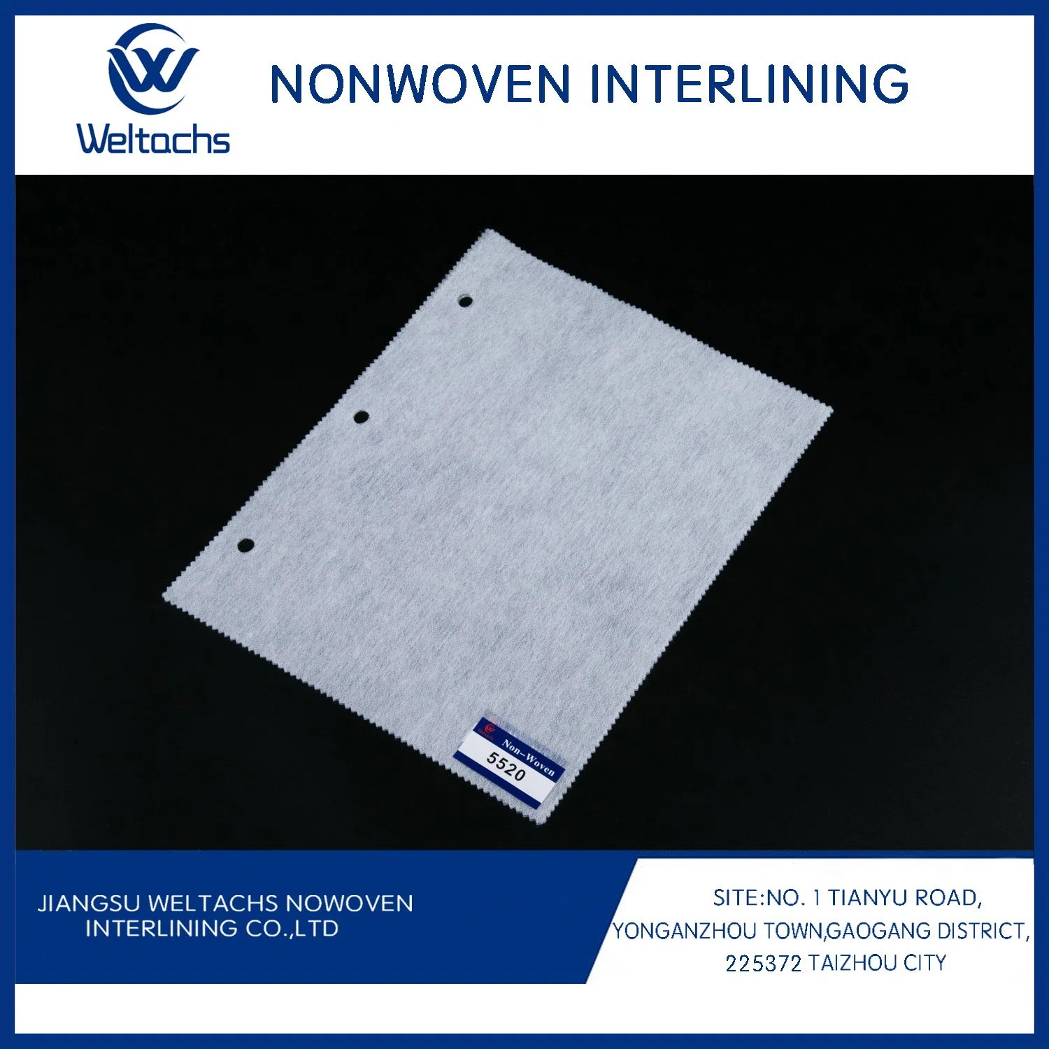 High Quality Nylon Polyester Non Woven Fusible Suit Interlining Lining Rolls for Garment Wear