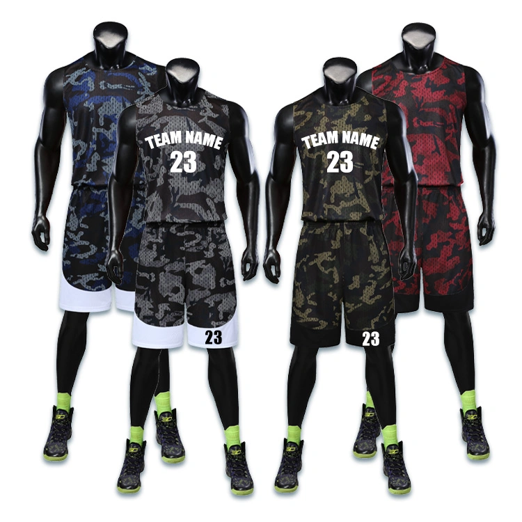 Haut de gamme Wholesale Basketball Jersey pour Homme′ S Basketball ensemble personnalisé Hommes basket-ball uniforme maillots de sport maillots de gym