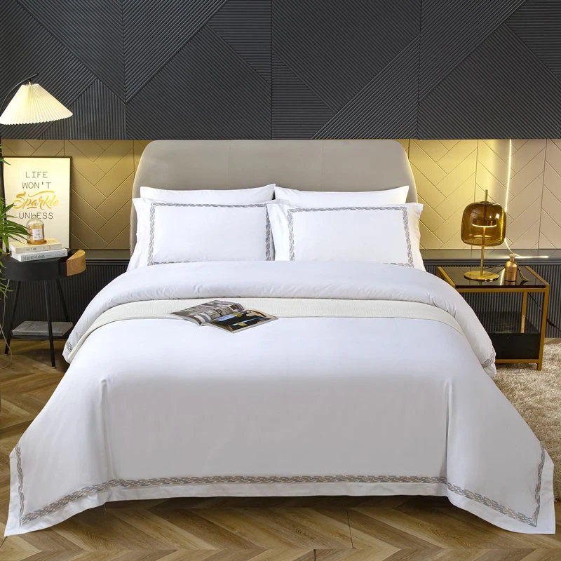 Draps en microfibre douce de luxe textile Hôtel draps de lit de poche profonde de 1800 unités.