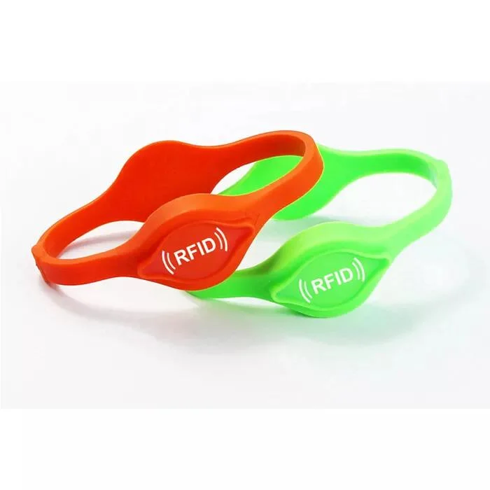 Venda por grosso de Silicone RFID pulseiras banda bracelete pulseira de Silicone Personalizada Assista a etiqueta de banda