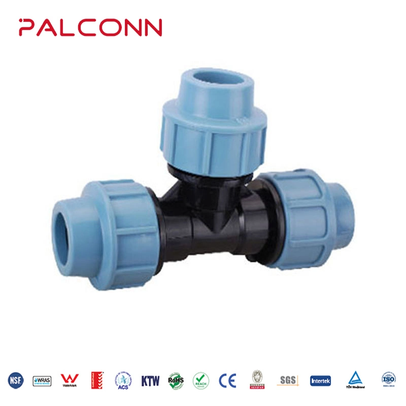 ISO 110mm Tee PP Compression Fittings for Irrigation