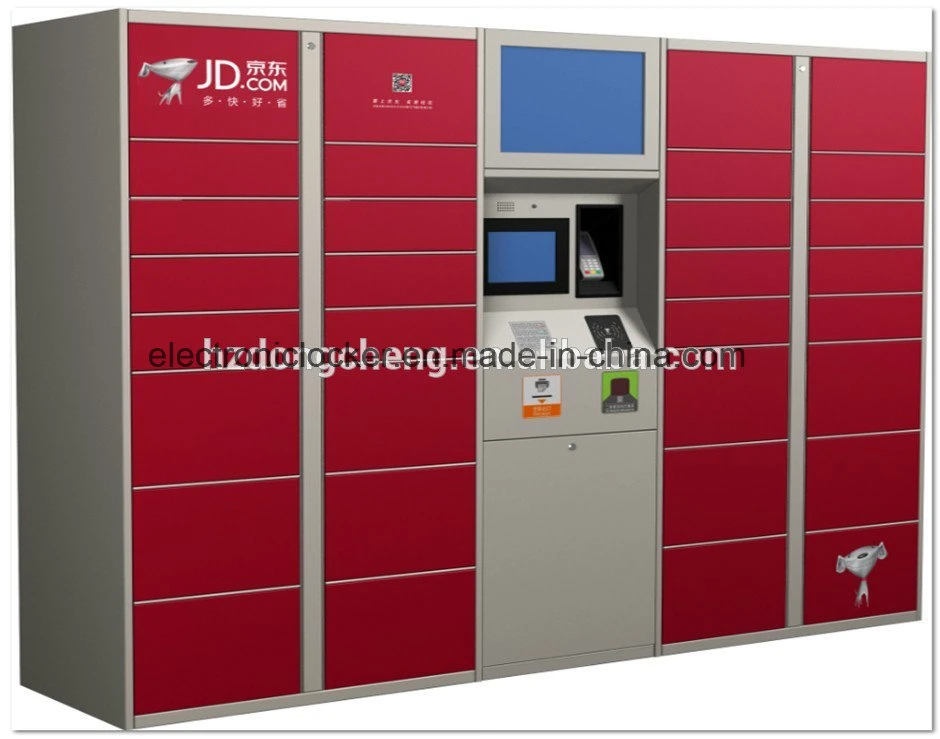 Outdoor Lockers Intelligent Electronic Logistic Touch Screen Barcode Parcel Delivery Smart Locker