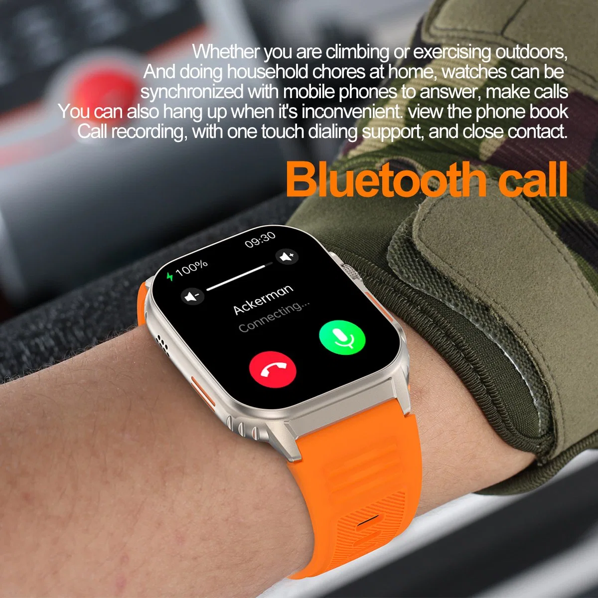 Sport Smart Watch Blood Glucose Hrv \ Health Reminder Smartwatch