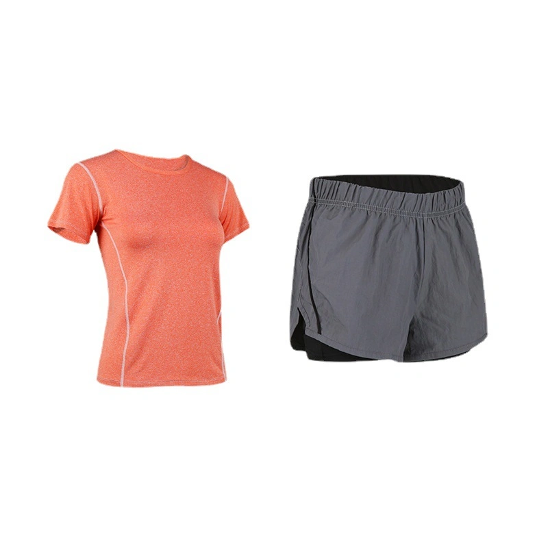 Summer Yoga and Fitness Wear for Women Tops and Shorts Sportswear Suit
