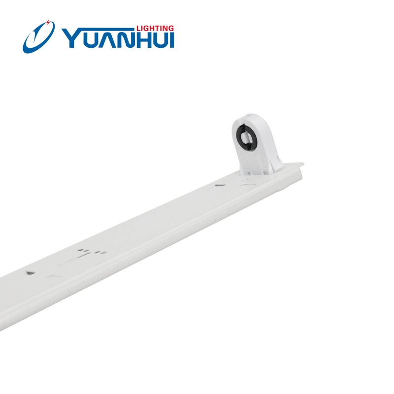 for T8 with Metal Reflector LED Fluorescent IP65 Install Double or Single Tube LED Waterproof Light