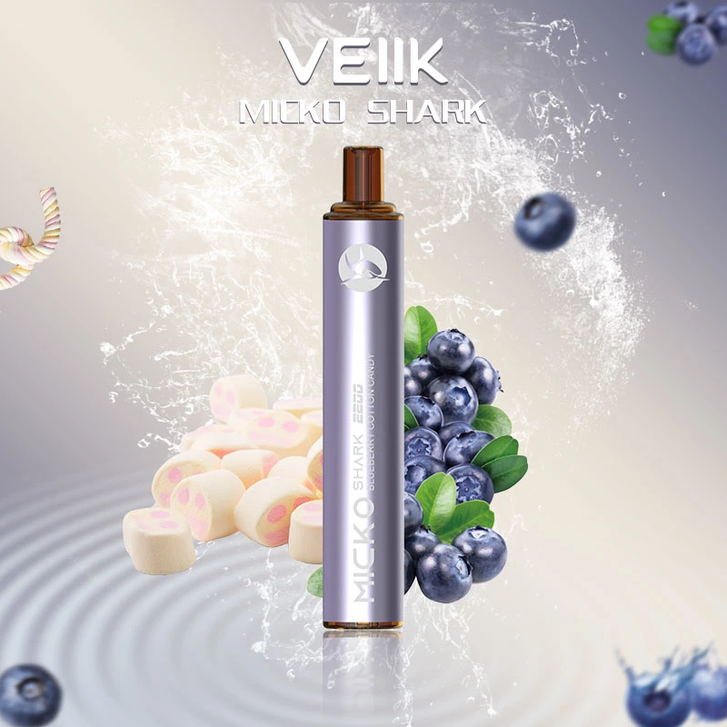 2023 One of The Best Selection Vape Pen Original Veiik Micko Shark 2200 Puffs E Liquid Disposable/Chargeable Vape