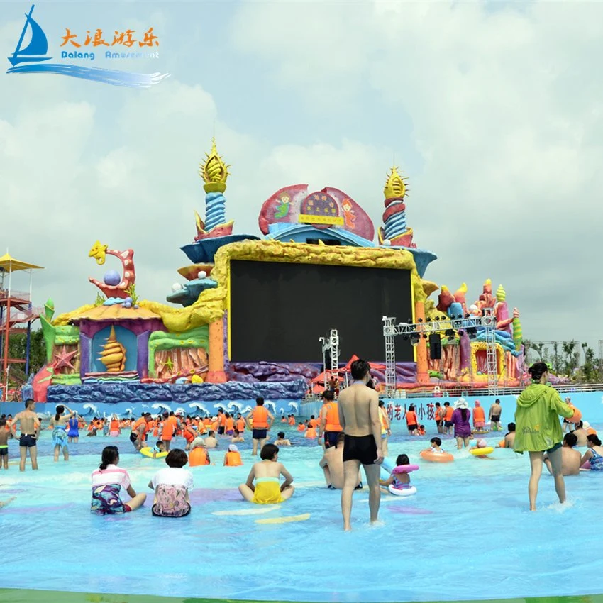 Parque de atracciones, patio de recreo al aire libre, equipo de juego, piscina de tsunami, máquina de olas para surfear (DL028)