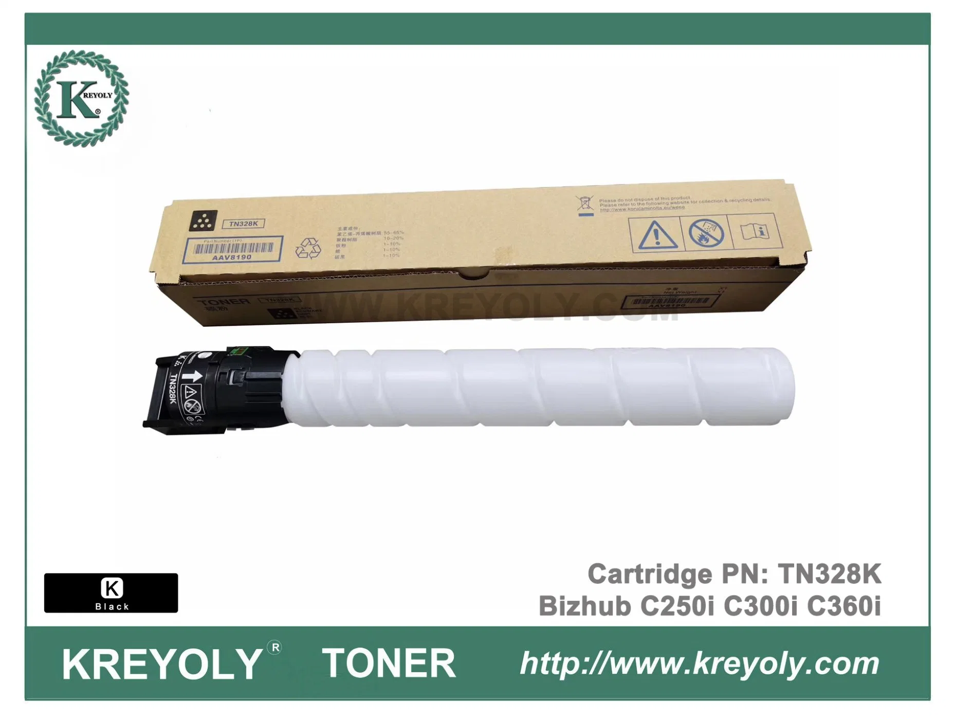 New Arrival Konica Minolta Color TN328 Toner Cartridge for Bizhub C250I C300I C360I