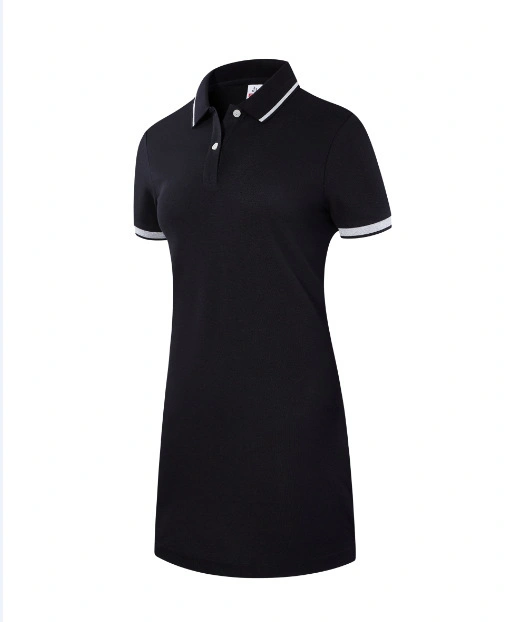 Factory Customized Summer Short Sleeve Team Uniform Work Polo Skirt Cheap Price