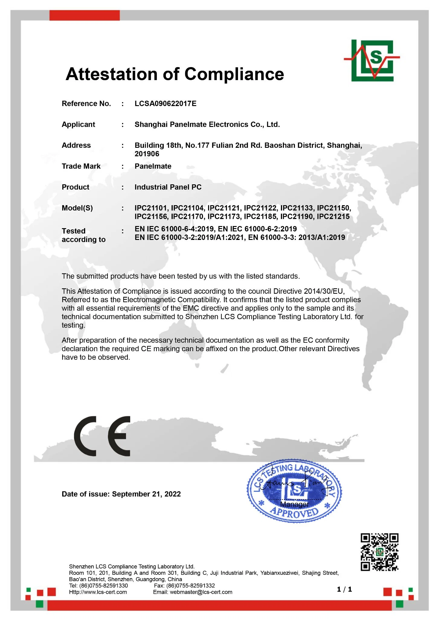 PC industrial incorporado de 18.5 polegadas IP65 resistente à água ao pó resistente ao toque Tela Intel Celeron3865u - PC de painel HMI sem ventilador, tudo em um Fabricantes de computadores