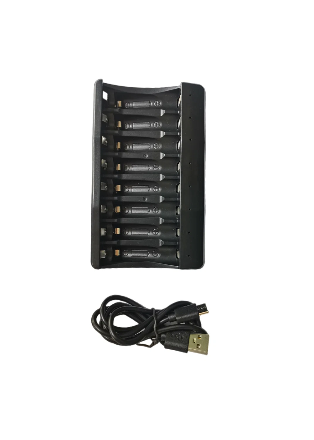 Hot Sale 8 Bay Smart Battery Charger LED Display for AA/AAA NiMH Rechargeable Batteries