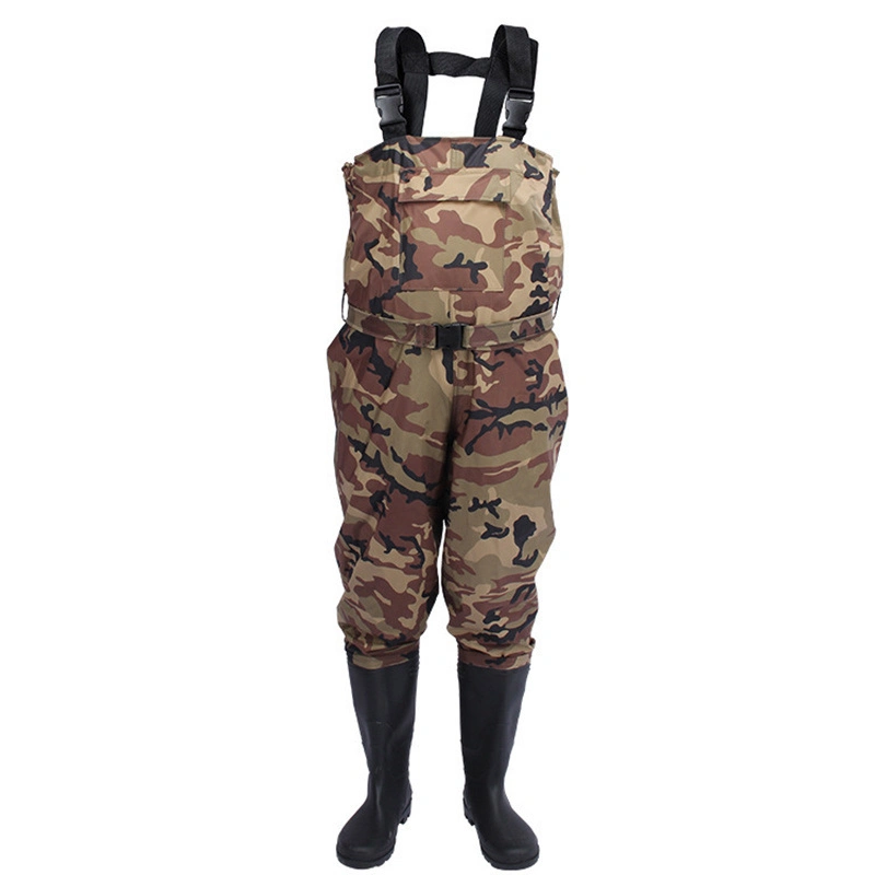 Boot Foot Chest Waders 2-Ply Nylon/PVC Fishing & Hunting Lightweight Waterproof Ci13223