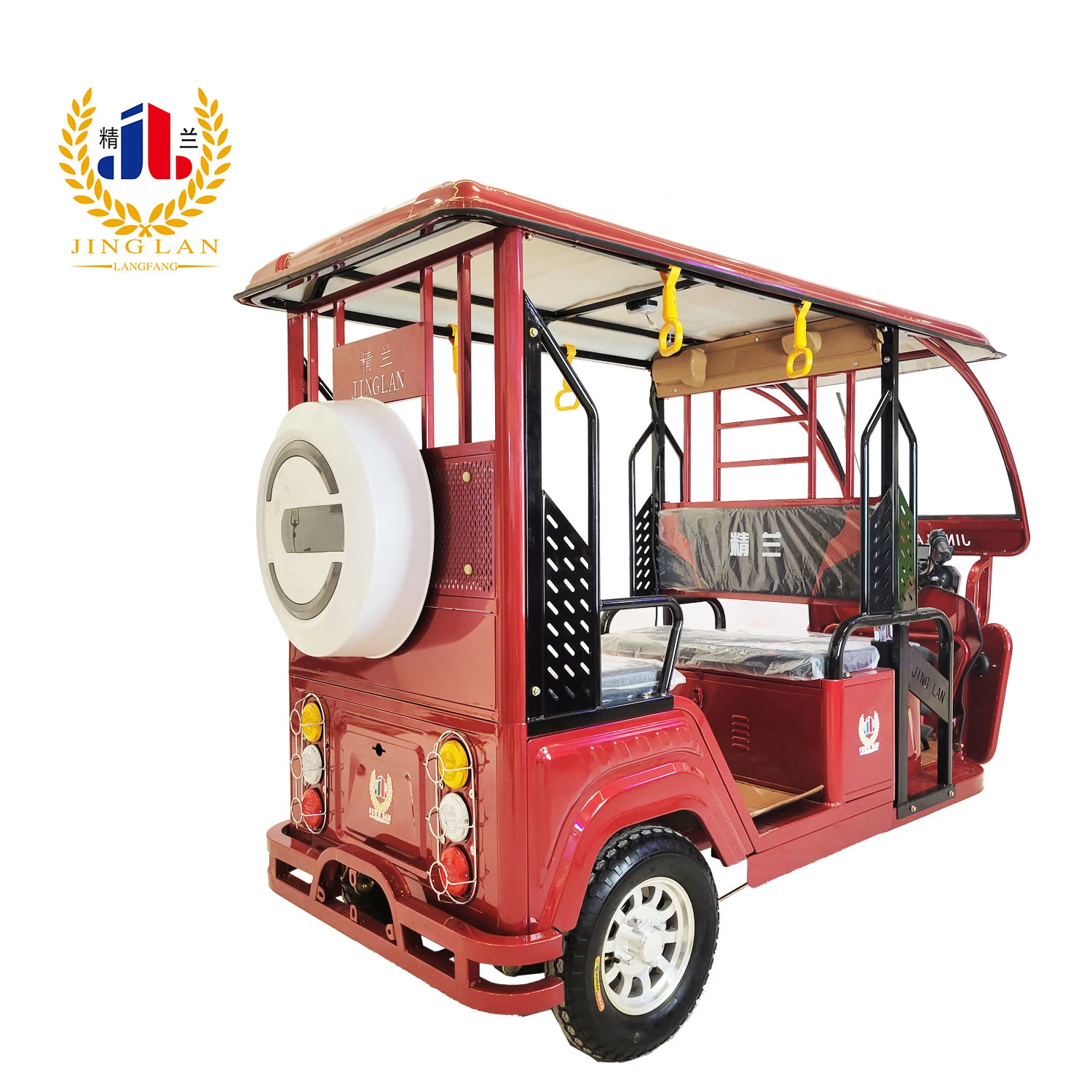 Jinglan New Upgrade Third Generation Auto Rickshaw Electric Tricycle