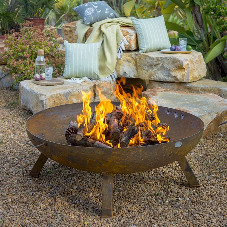 High quality/High cost performance  Corten Steel Rusty Heating Metal Fire Pit