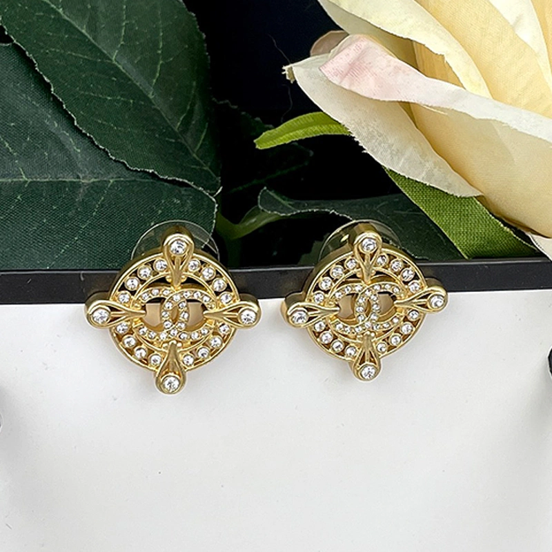 Wholesale/Supplier Stud Earrings for Women Cc Earrings Gift for Birthday Thanksgiving Mother's Day Casual or Daily Wear