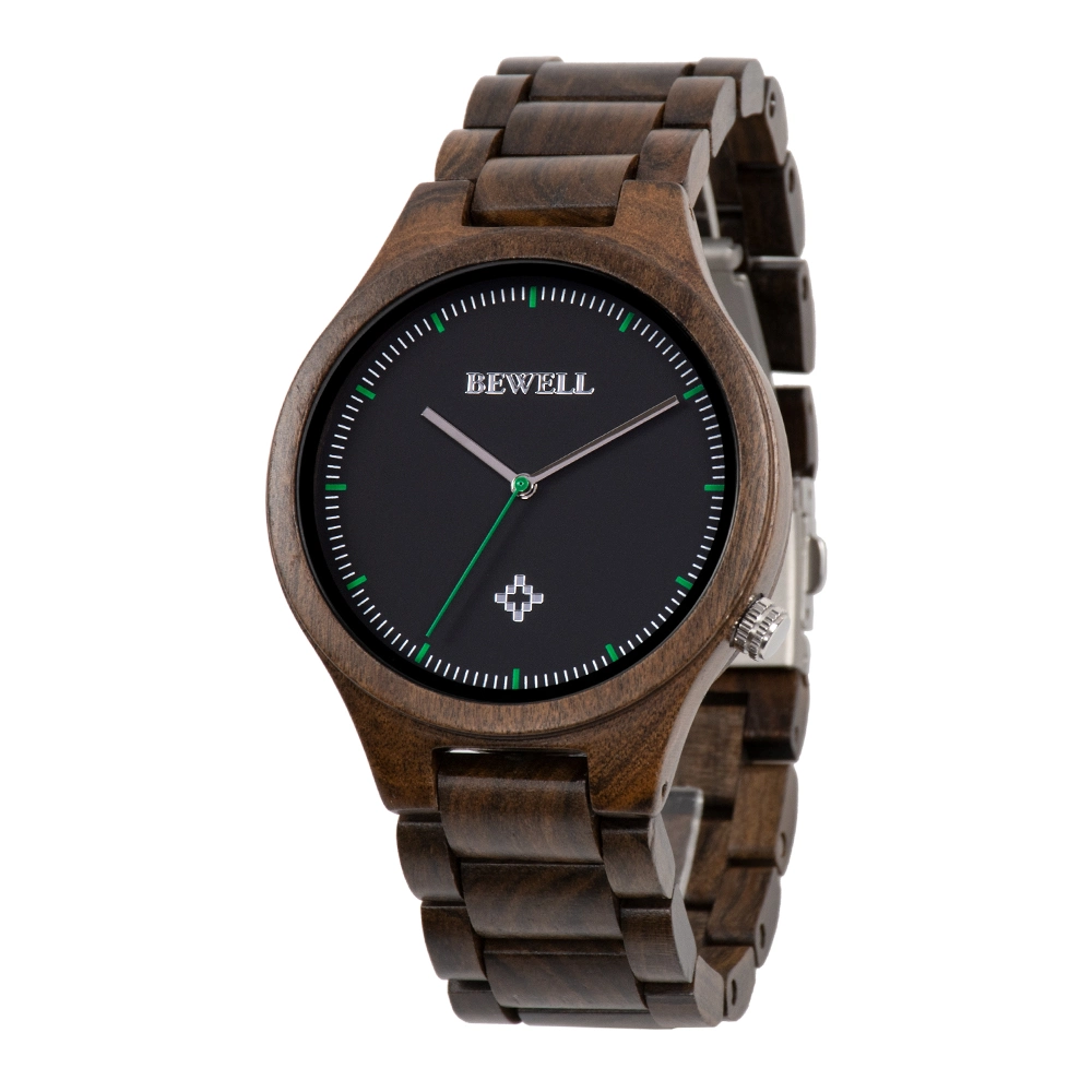 Los productos más populares de etiqueta privada Bewell hombres reloj de madera