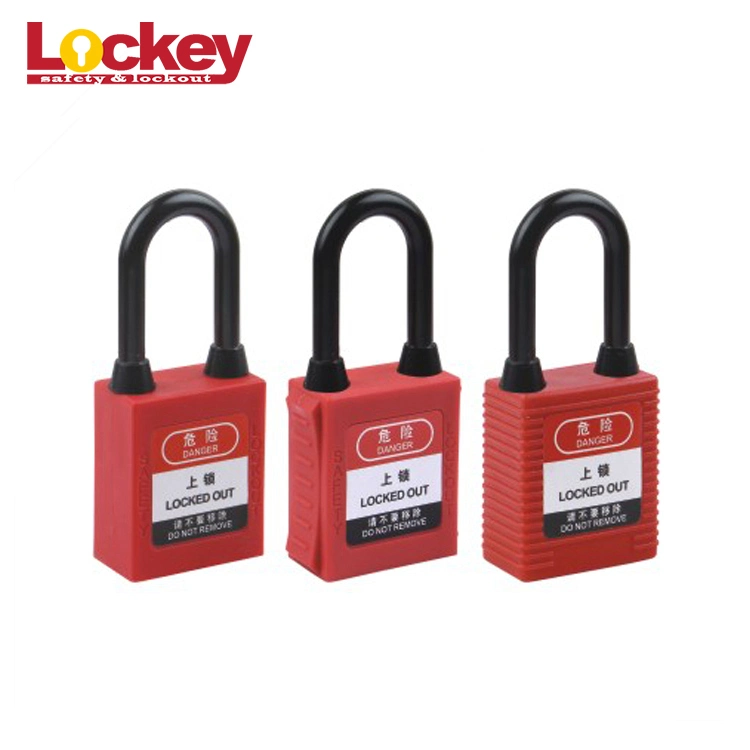 Loto 38mm Dust Proof Steel Shackle Safety Pad Lock with Colorful Bodies