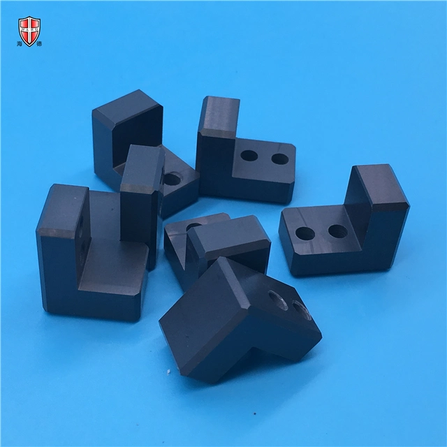 Good Thermal Shock Resistance Black Si3n4 Silicon Nitride Ceramic Chunk Block Structural Part Customized Manufacturer