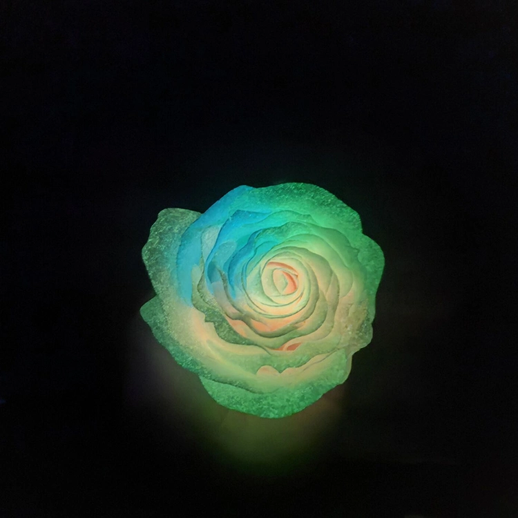 Handmade Rainbow Rose Mixed Color 8cm Artificial Flower Soap Roses Head