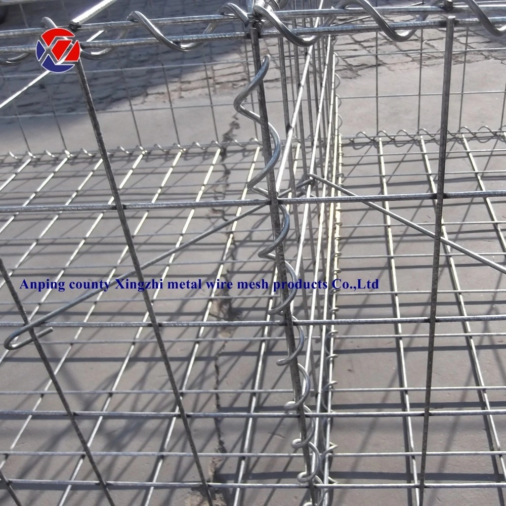 3mm/4mm/5mm/6mm Galfan Coating Welded Mesh Gabion Basket