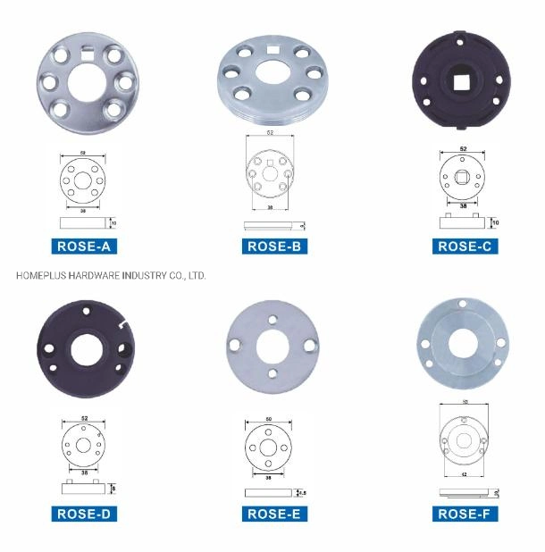 Stainless Steel Rosette & Escutcheon for Lever Handle