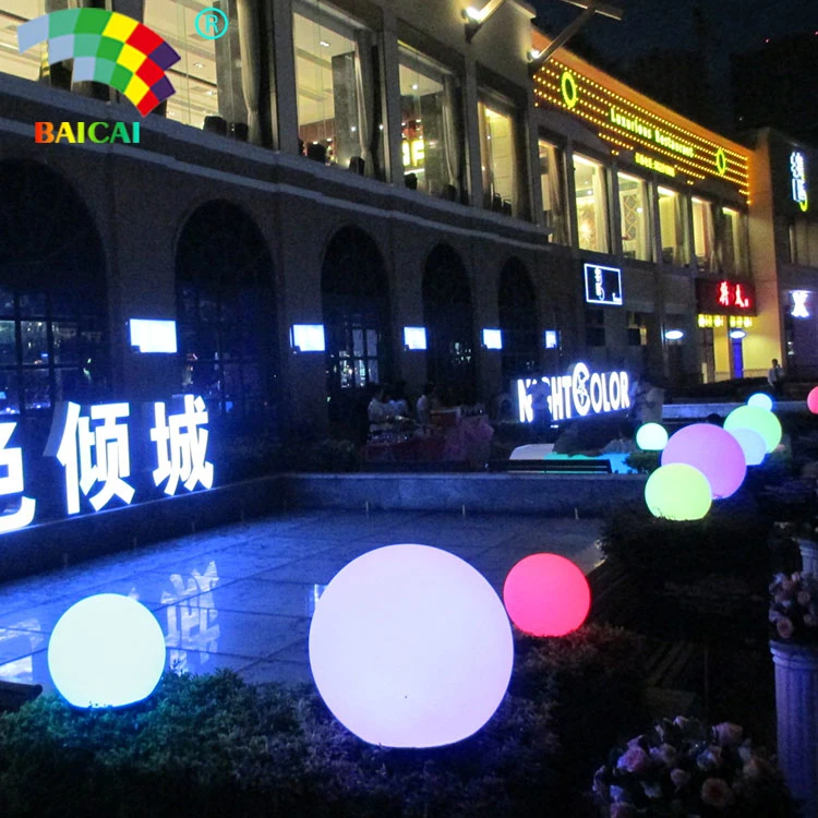 LED DMX levantar bola de color de la decoración de bolas de iluminación para la etapa