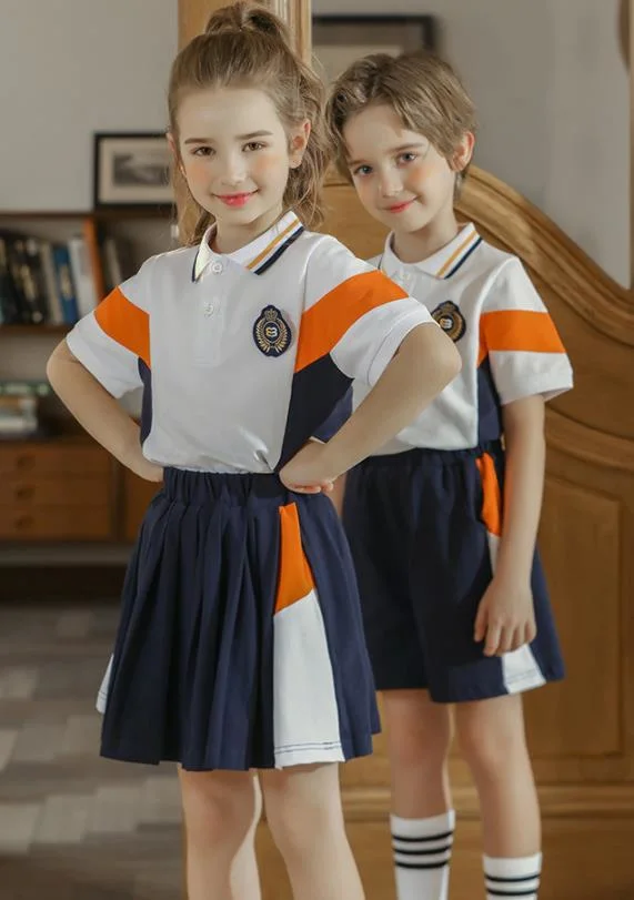 Low Price Wholesale/Supplier Custom Uniforms 2021 School Uniform for Primary and Junior High Schools/Can Export High quality/High cost performance  2021 New Class Uniform