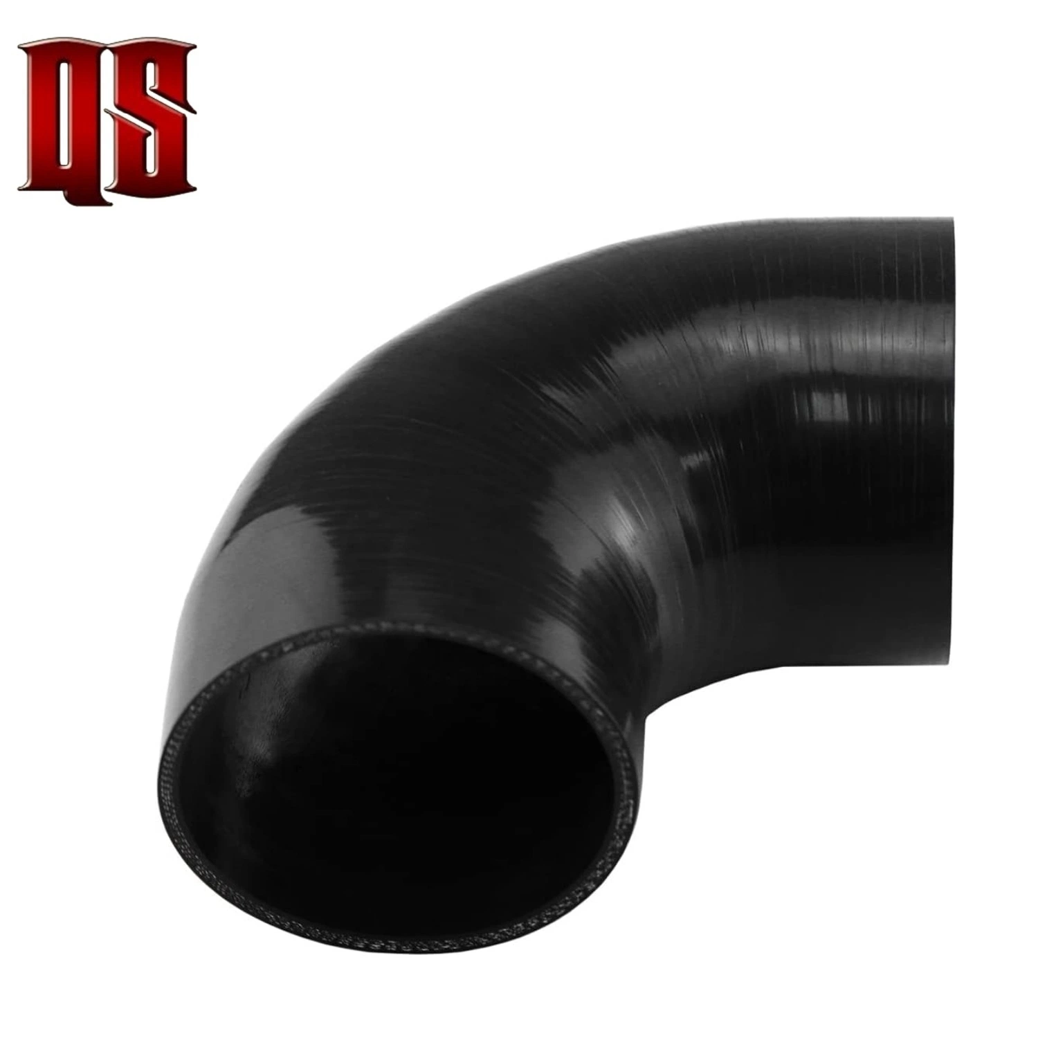 Silicone Intercooler Hose 90 Elbow Silicone Tube 3to6 Layer Rubber Pipe 3 1/2" 89mm Use for Cars Trucks Heavy Machines Marine