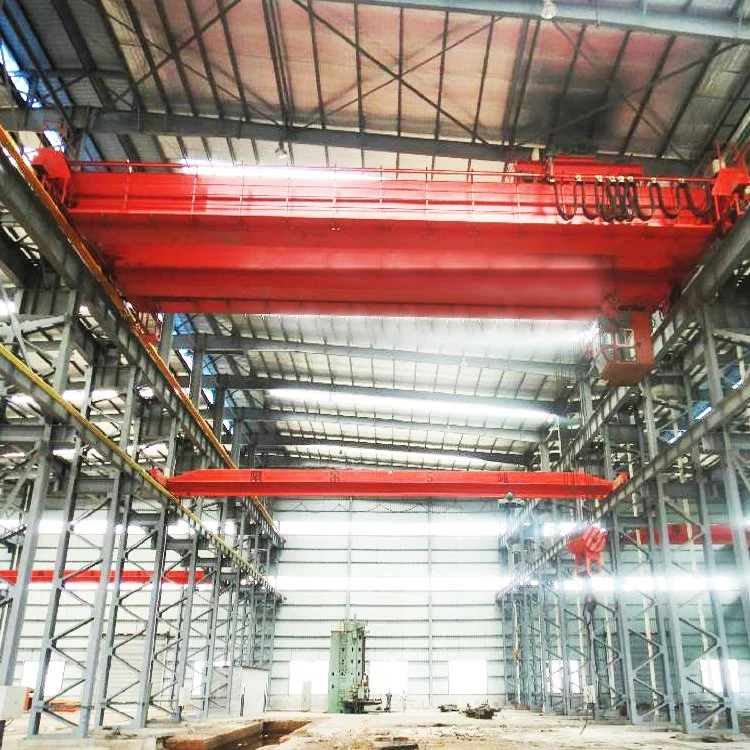 European Style Double Beam Girder Overhead Bridge Crane 25 Tons Span 20m Lifting Height 9m