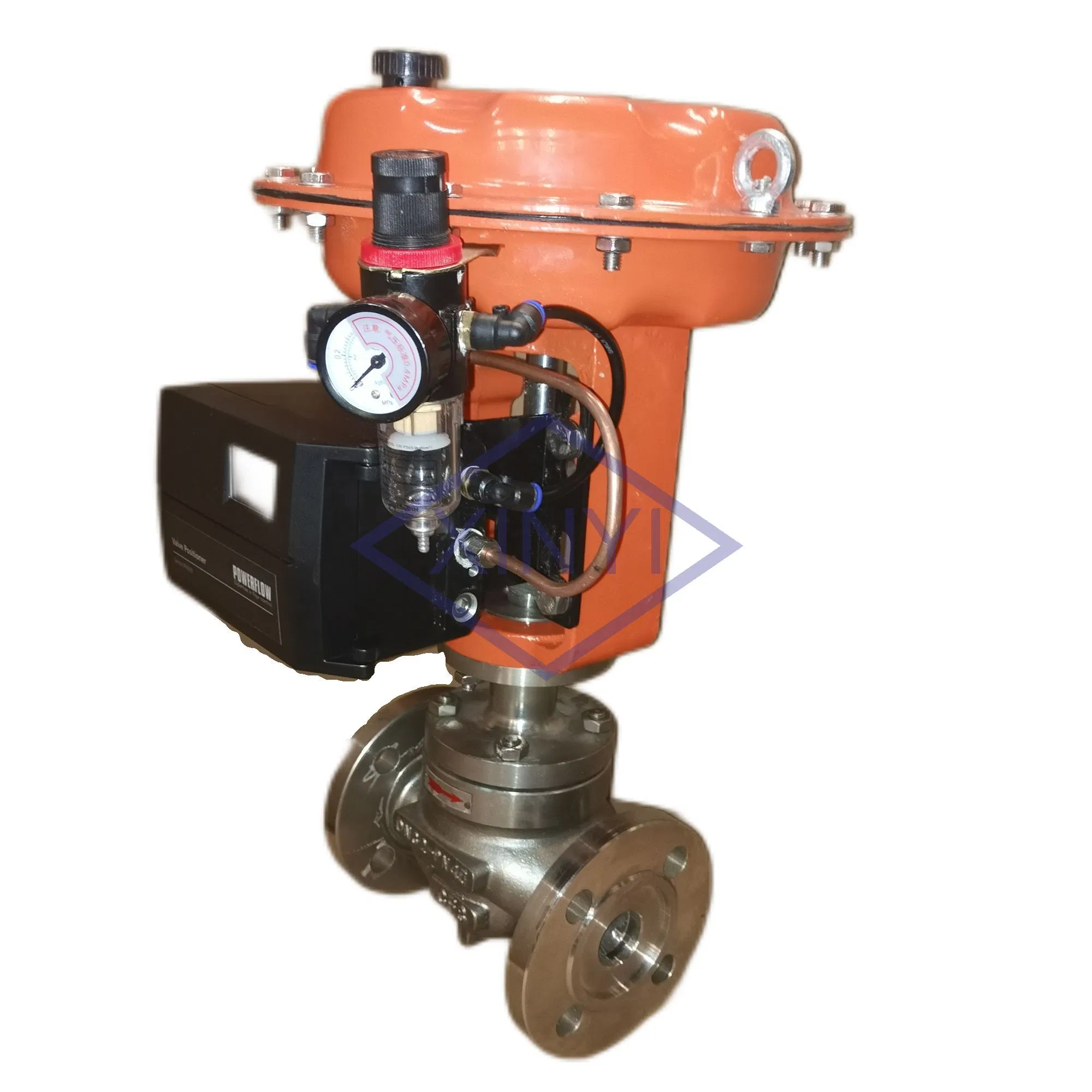 Pn40 Single Seat High Press Stainless Steel Pneumatic Pressure Regulating Valve