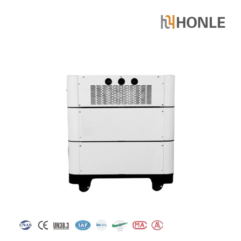 Honle 5.12kwh LiFePO4 Batteries 51.2V 100ah Solar Home Stack Energy Storage