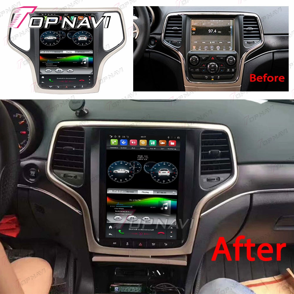 9,7 pulgadas de coche reproductor de DVD altavoces para coche para Jeep Grand Cherokee 2014 2015 2016 2017 2018 Android Radio coche