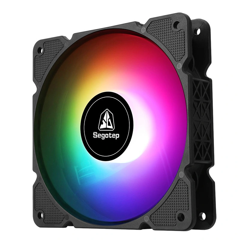 PWM 12 سم RGB بطاقة PC Cooling من نوع SYN ذات 5 فولت إلى حد كبير المروحة