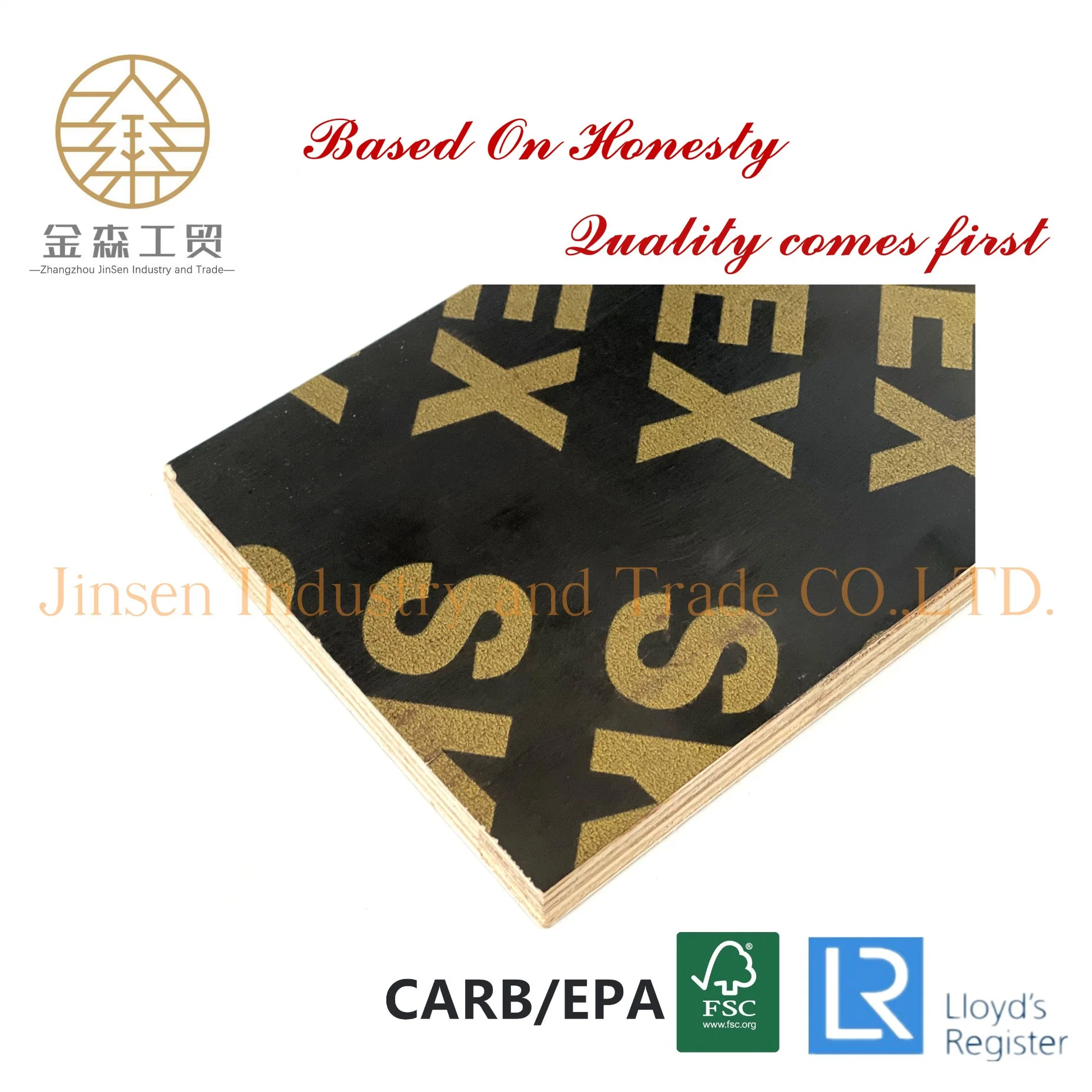 1220mmx2440mm 15mm Waterproof Construcation Board WBP Glue Film Faced Plywood Used for Building