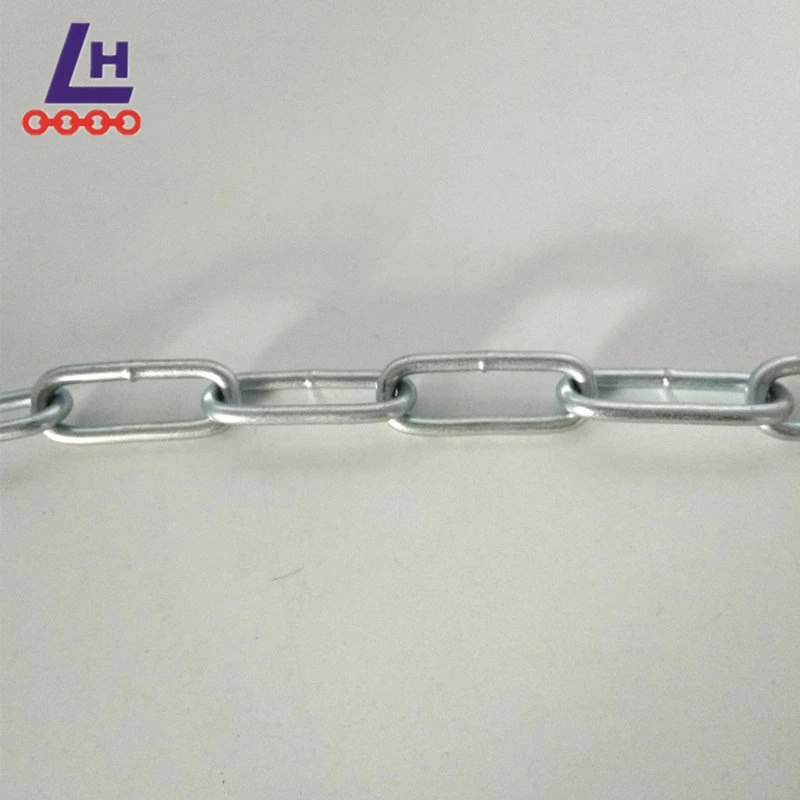 6mm Electro Galvanized DIN763 Long Link Chain