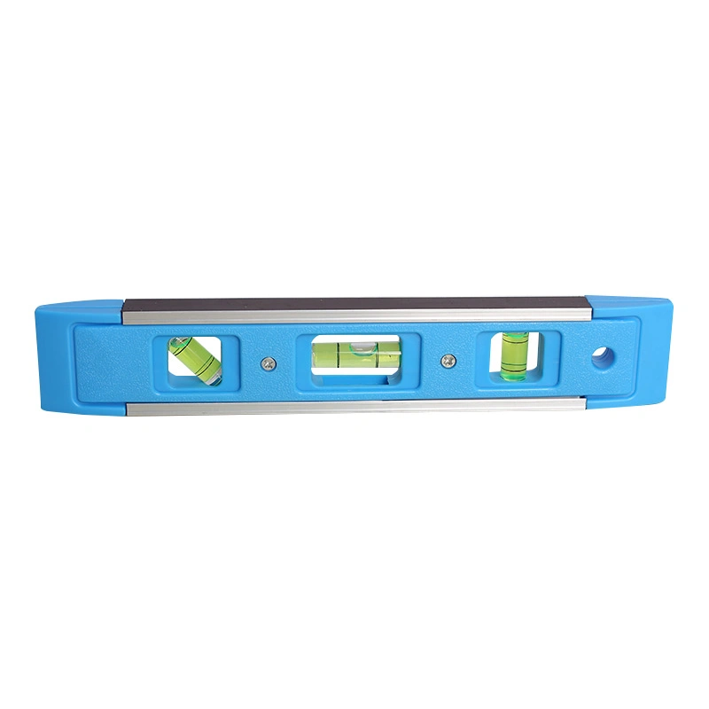 Fixtec Hand Tools 23mm 9inch ABS Magnetic Torpedo Level with 3 Bubbles